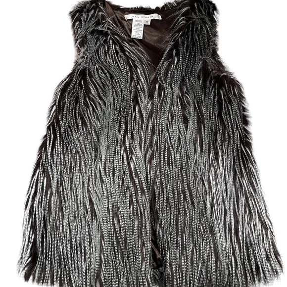 Max Studio Fur Vest - Size XS - Picture 2 of 5